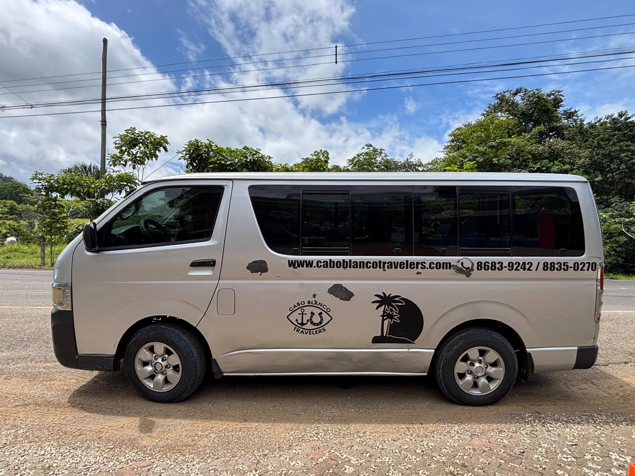 Cabo Blanco Travelers shuttle in Costa Rica