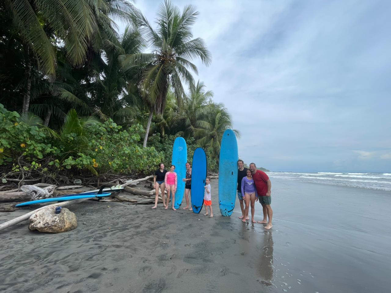 Surf lesson experience at Playa Grande Montezuma Costa Rica