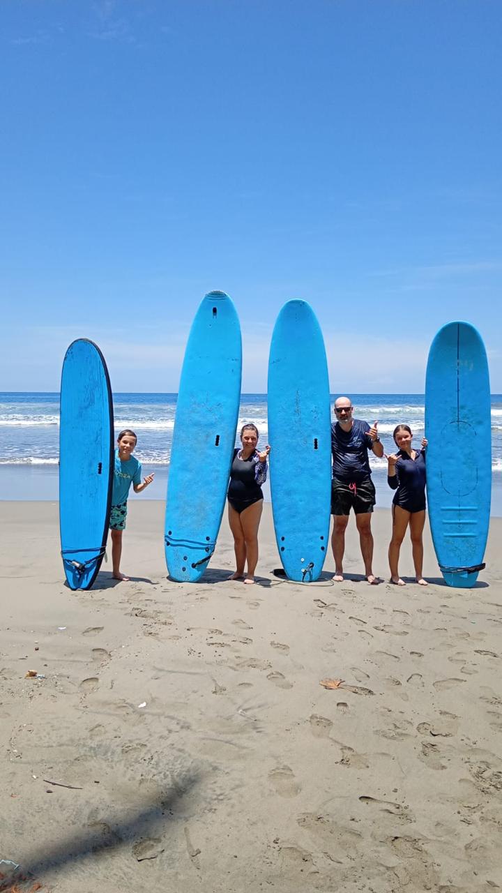 Surf experience with boards at Playa Grande Costa Rica